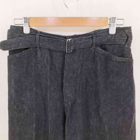 コモリ COMOLI 21SS デニム ベルテッドパンツ メンズ JPN:1